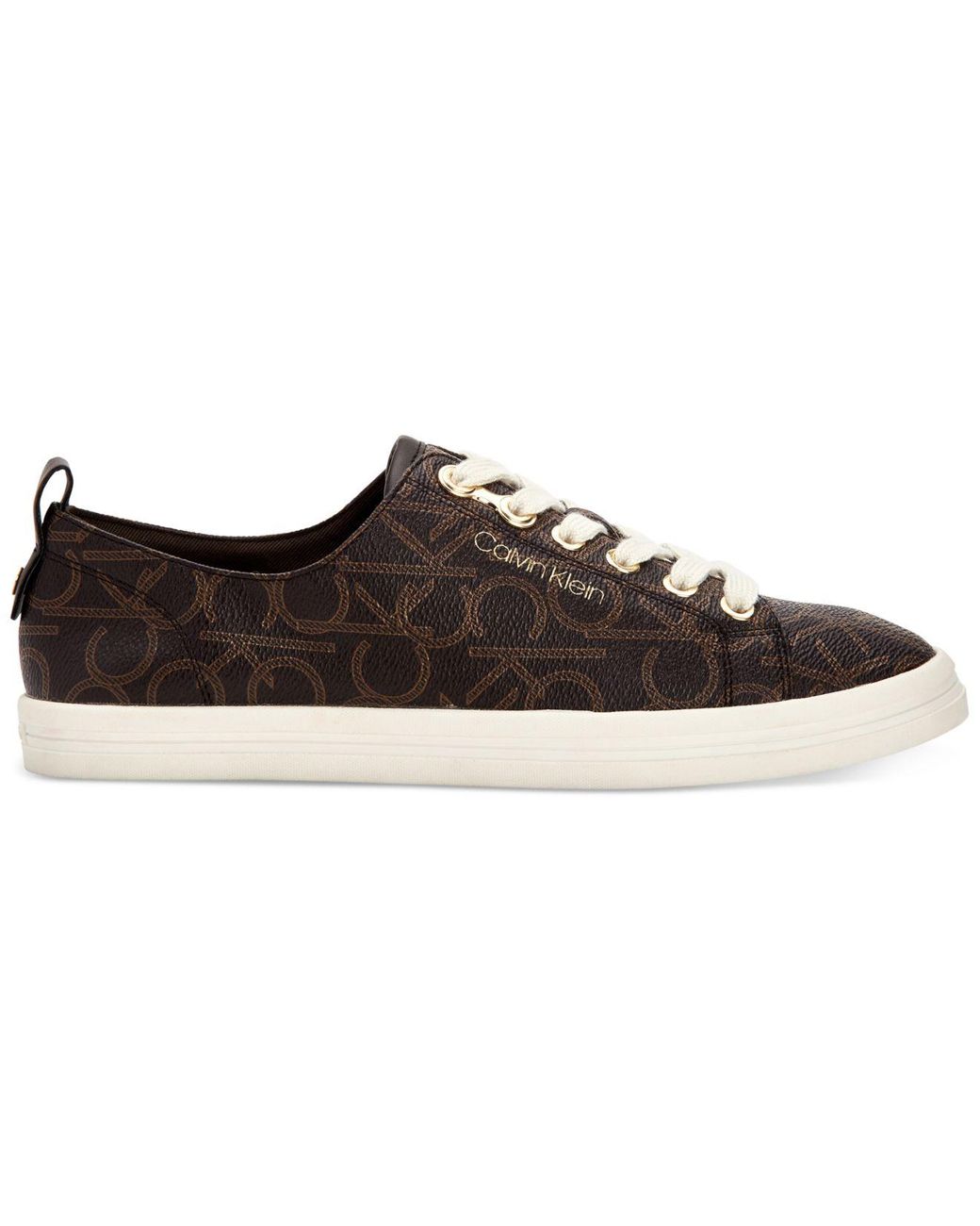 Calvin Klein Michaela Sneakers in Brown | Lyst