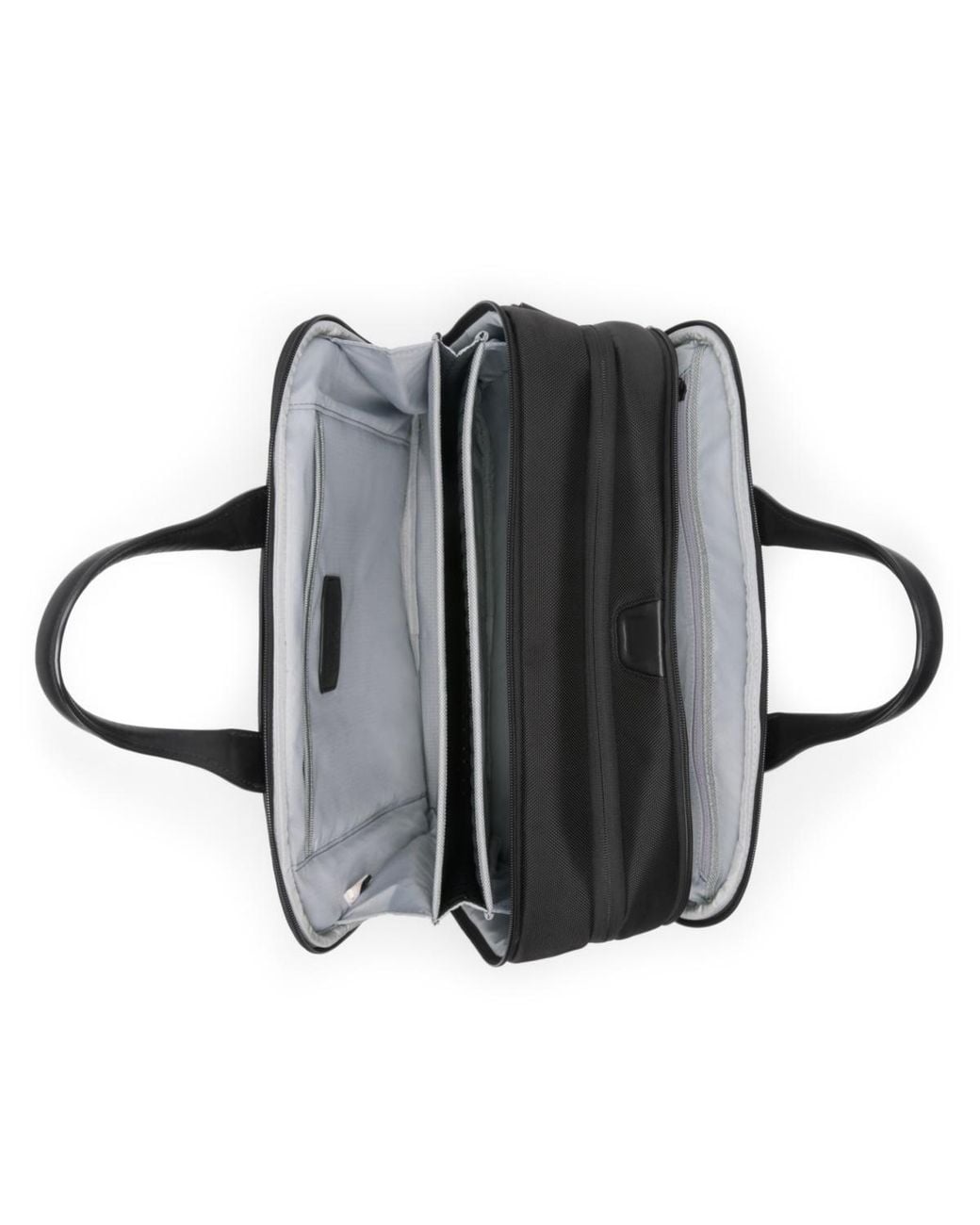 Tumi Black Alpha Medium 15" Expandable Briefcase