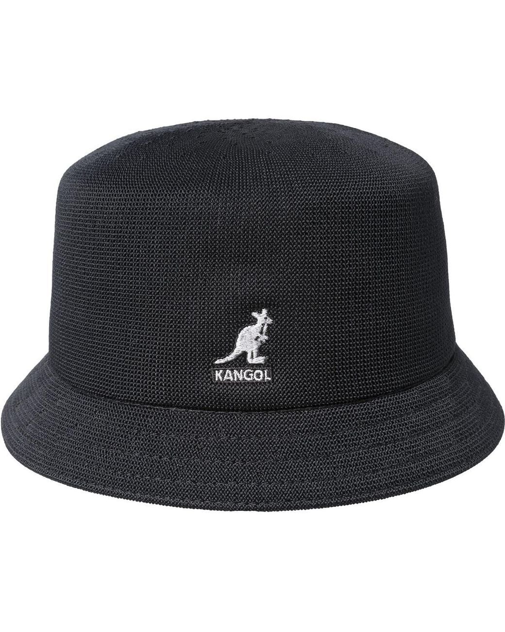 Kangol Black Tropic Bin Bucket Hat for men