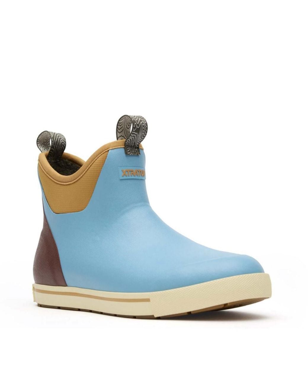 XtraTuf Blue Camp Fleece Lined Ankle Deck Boot