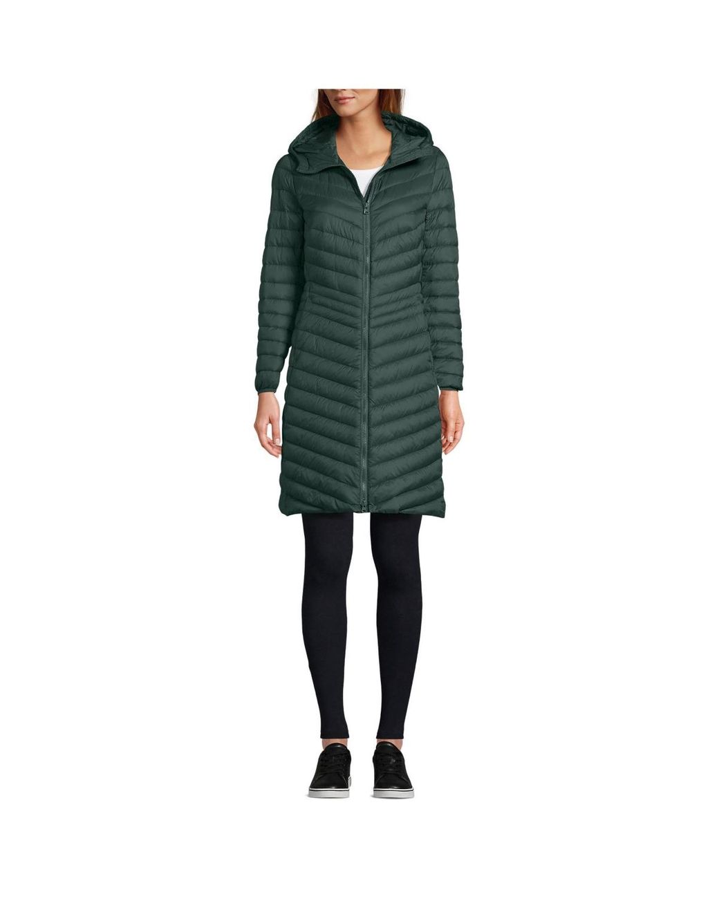 Lands end down coat deals