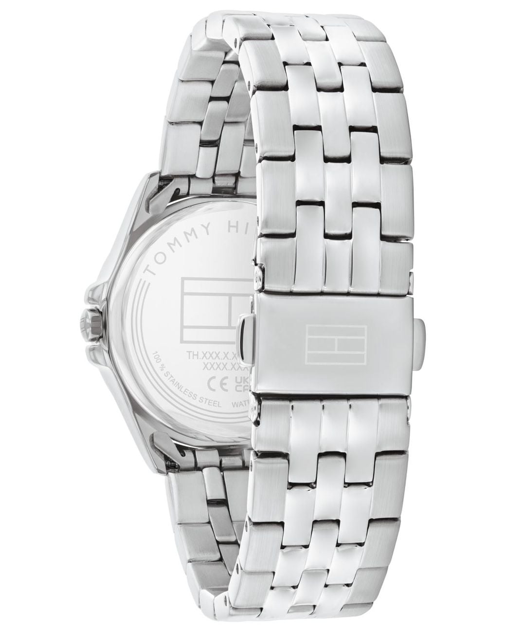 Tommy Hilfiger Blue Quartz Silver Tone Stainless Steel Bracelet Watch