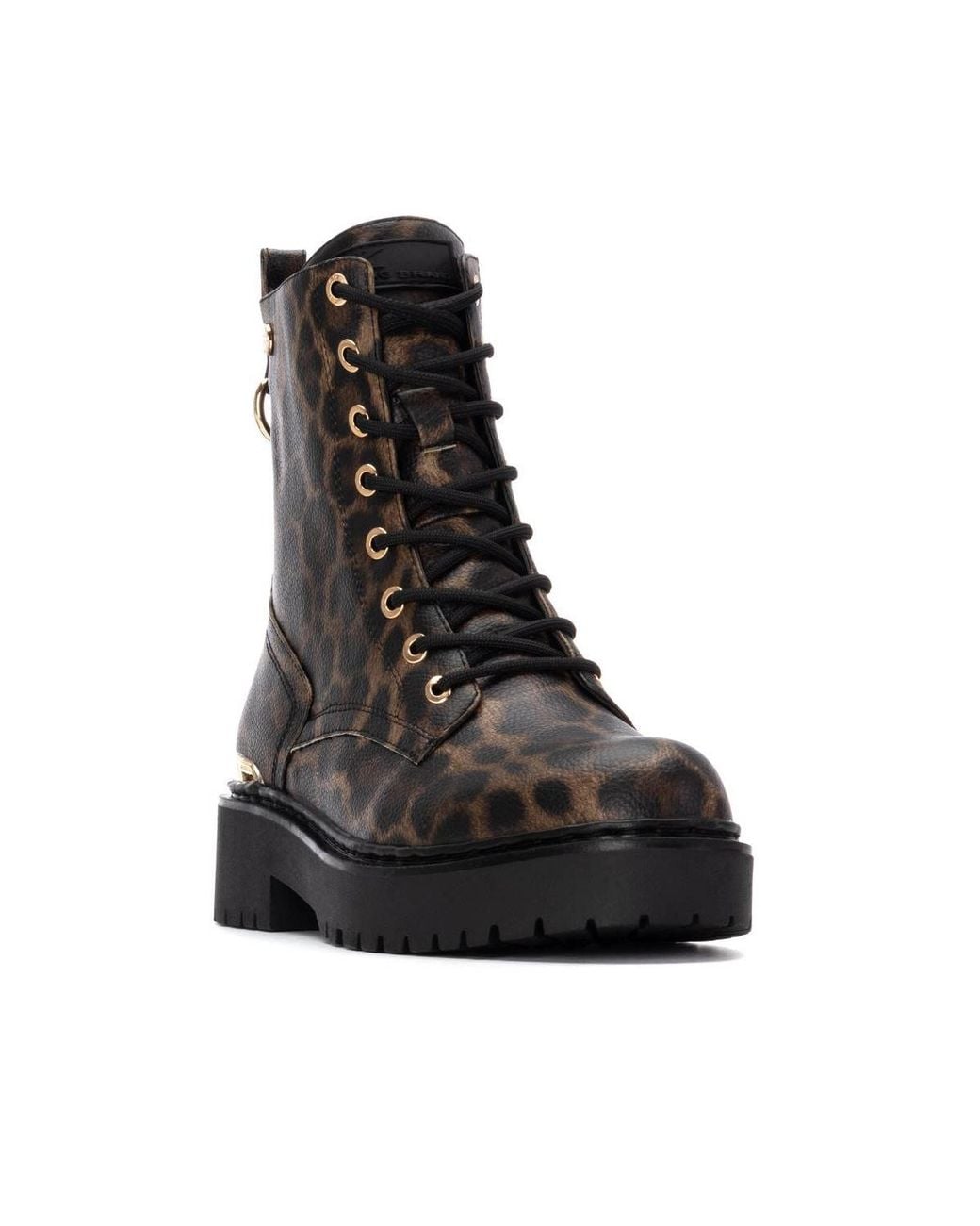 Xti Black Combat Booties By