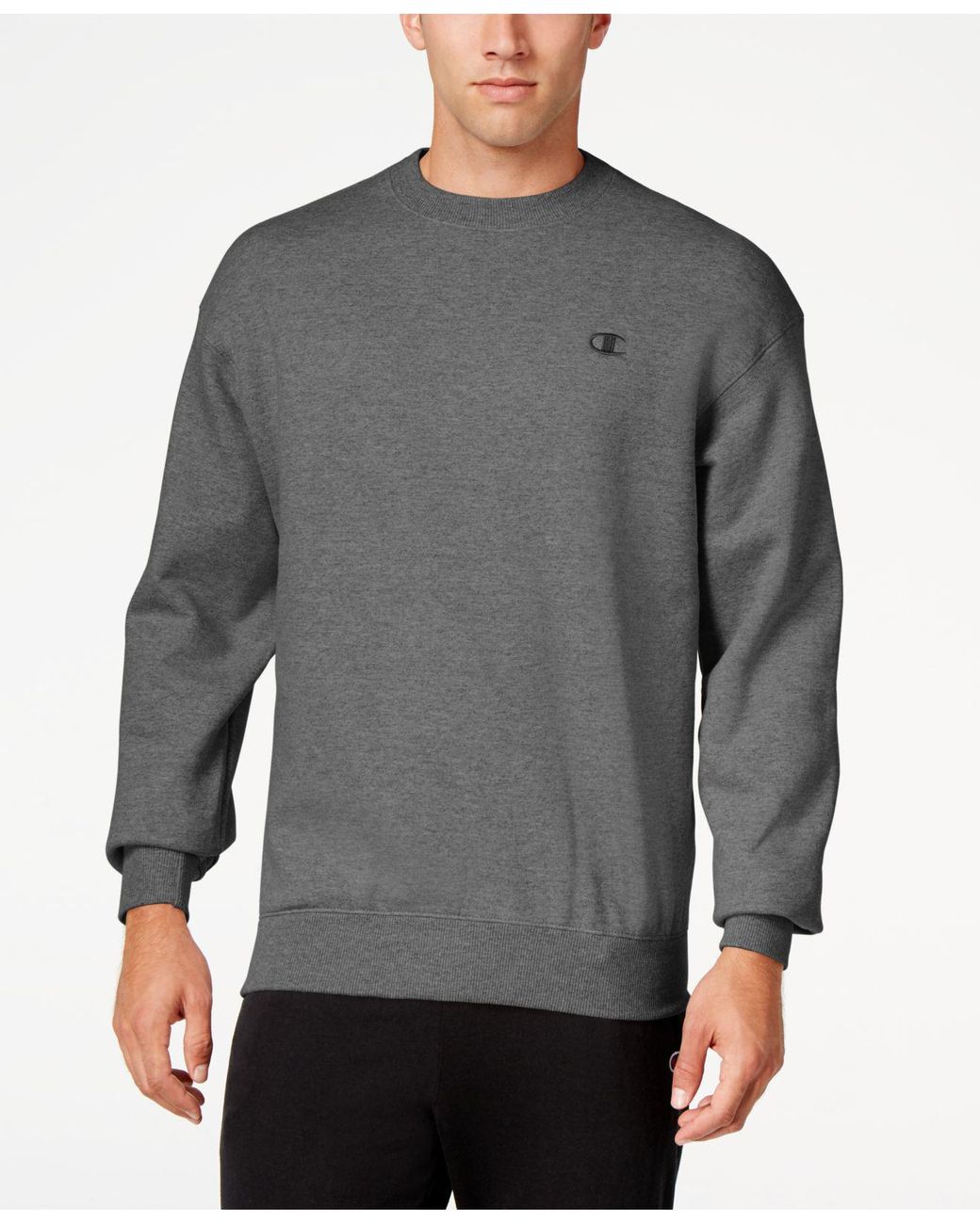 granite heather champion sweatshirt
