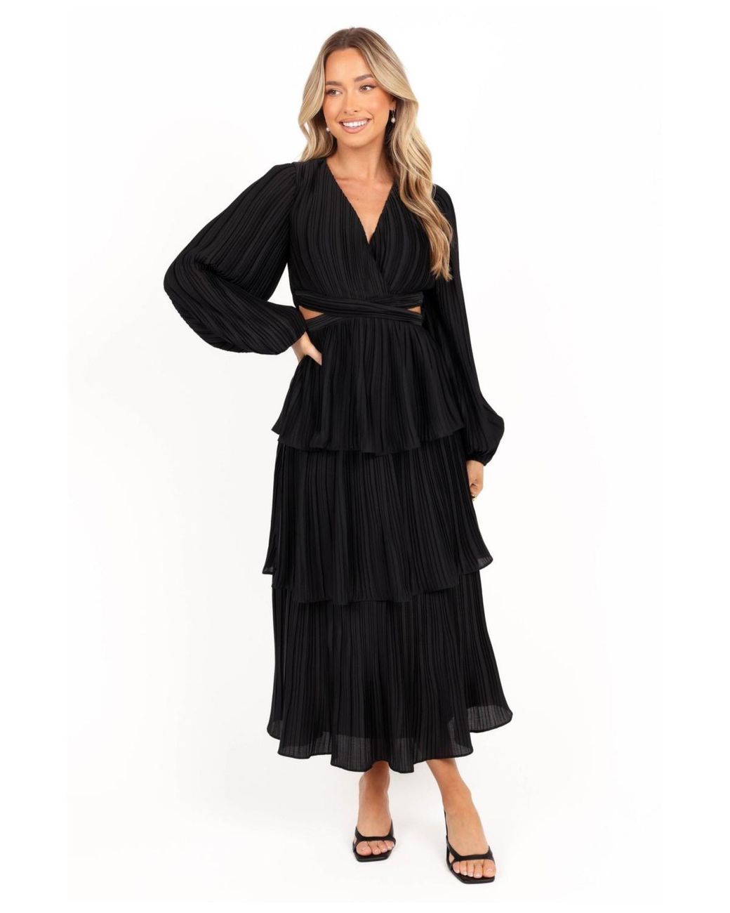 slim fit dress slacks Petal and Pup Women's Yvonne High Low Midi Dress main image 0