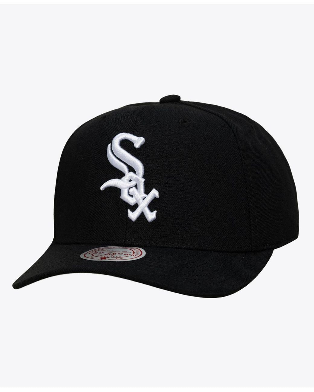 Mitchell & Ness Black Chicago White Sox Pro Crown Snapback Cap for men