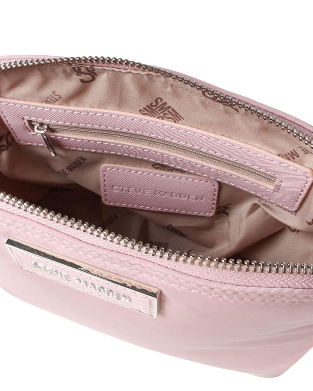 Steve Madden Daren Nylon Dome Crossbody Bag, Light Pink: Handbags