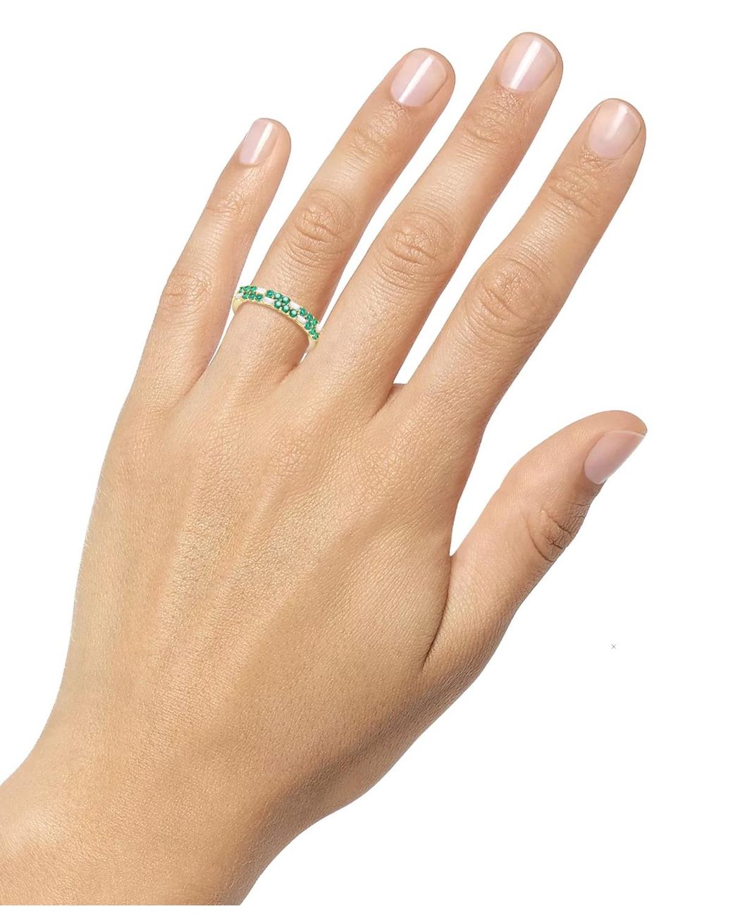 Macy's Green Created Sapphire