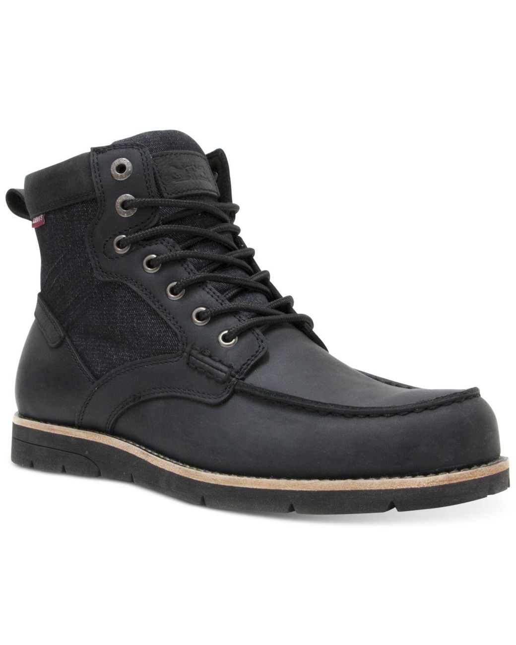 Levi's Men's Dawson Denim Casual Boots in Black for Men | Lyst
