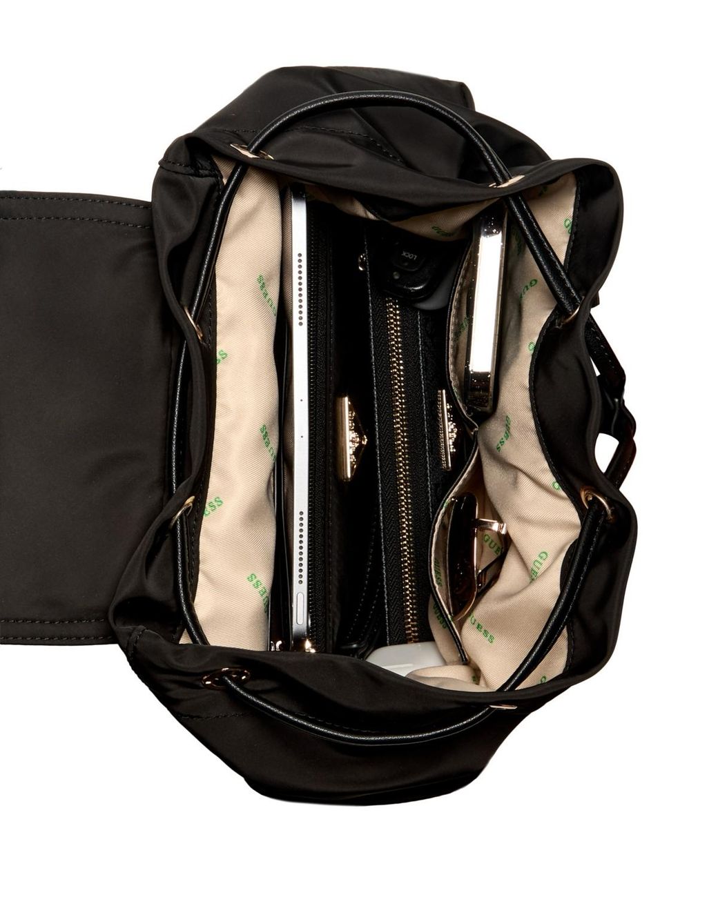 Guess Black Gemma Medium Backpack