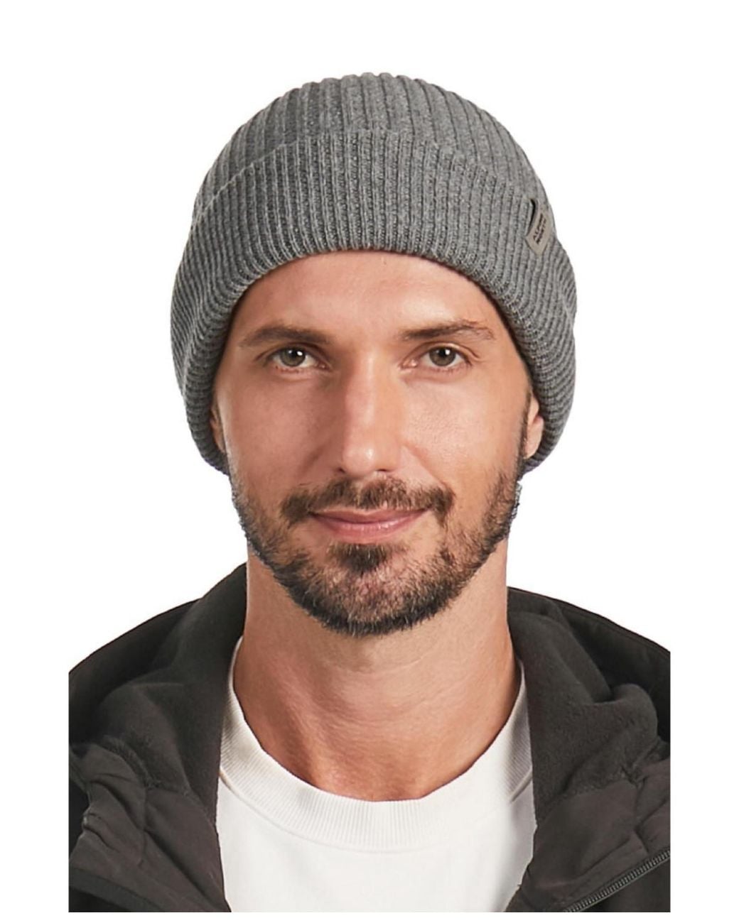 Alpine North Gray | Cuff Beanie