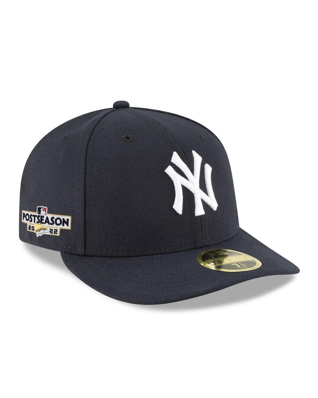 KTZ Navy New York Yankees 2022 Postseason Side Patch 59fifty Low ...