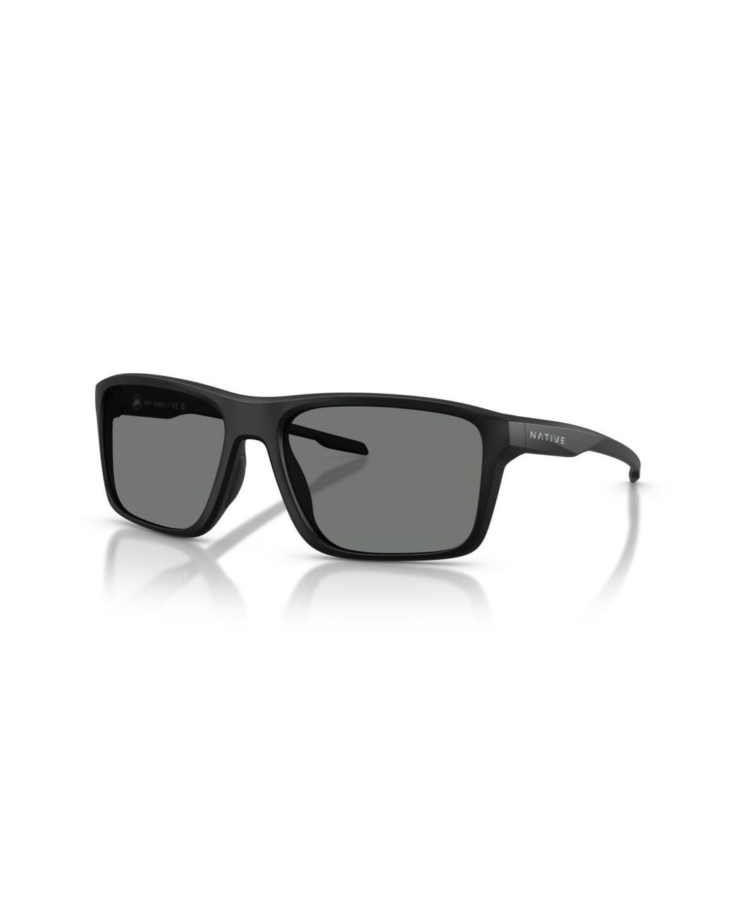 Native Eyewear Black Native Polarized Tavern Sunglasses