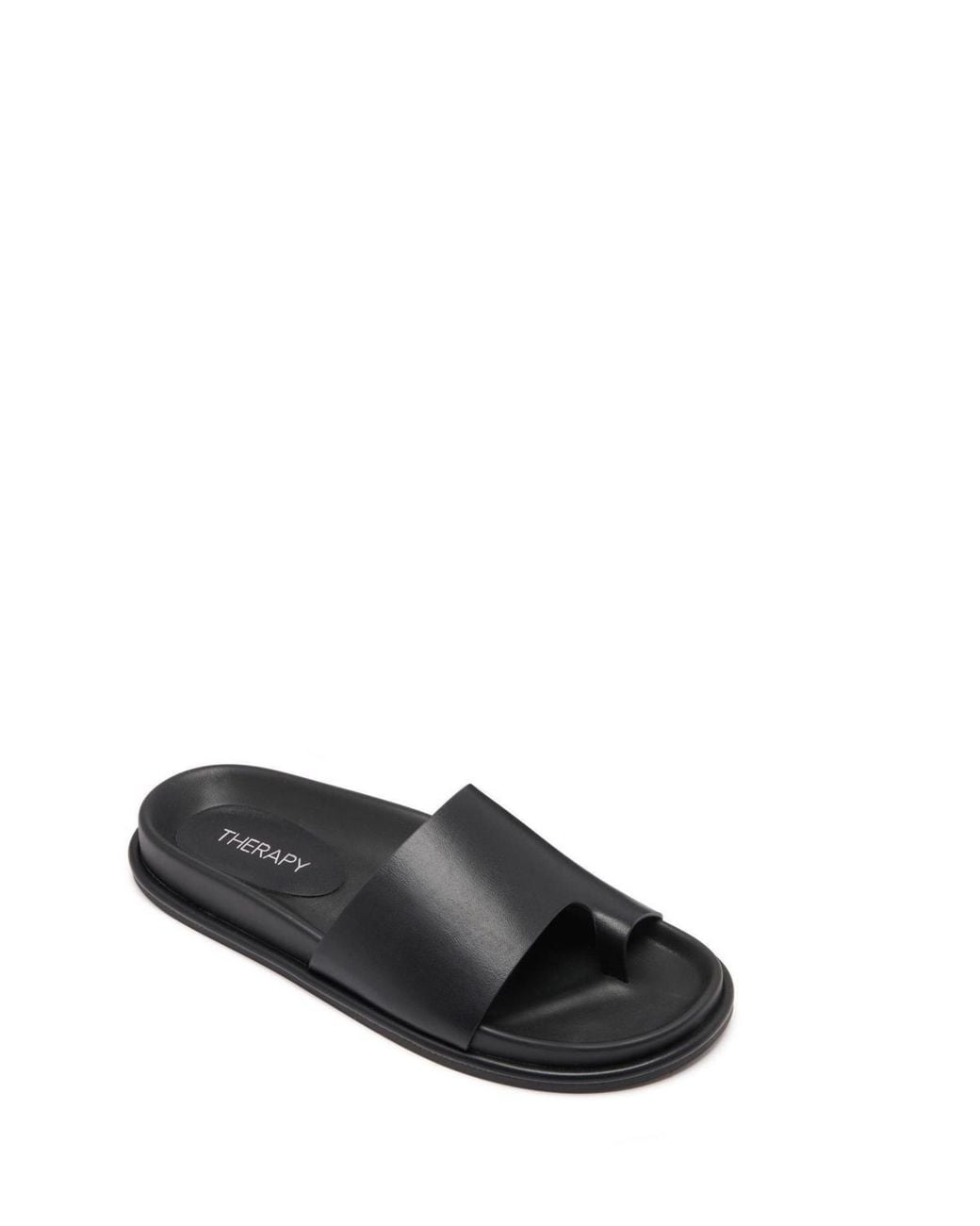 Therapy Australia Black Myles Open Round Toe