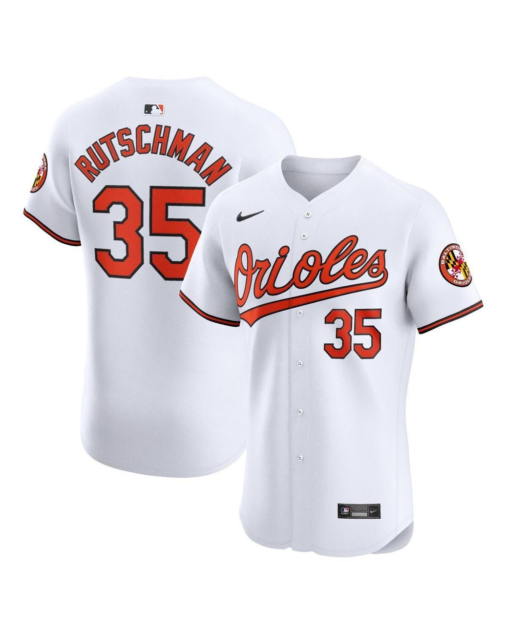 Nike Adley Rutschman Baltimore Orioles Home Elite Jersey in White for ...