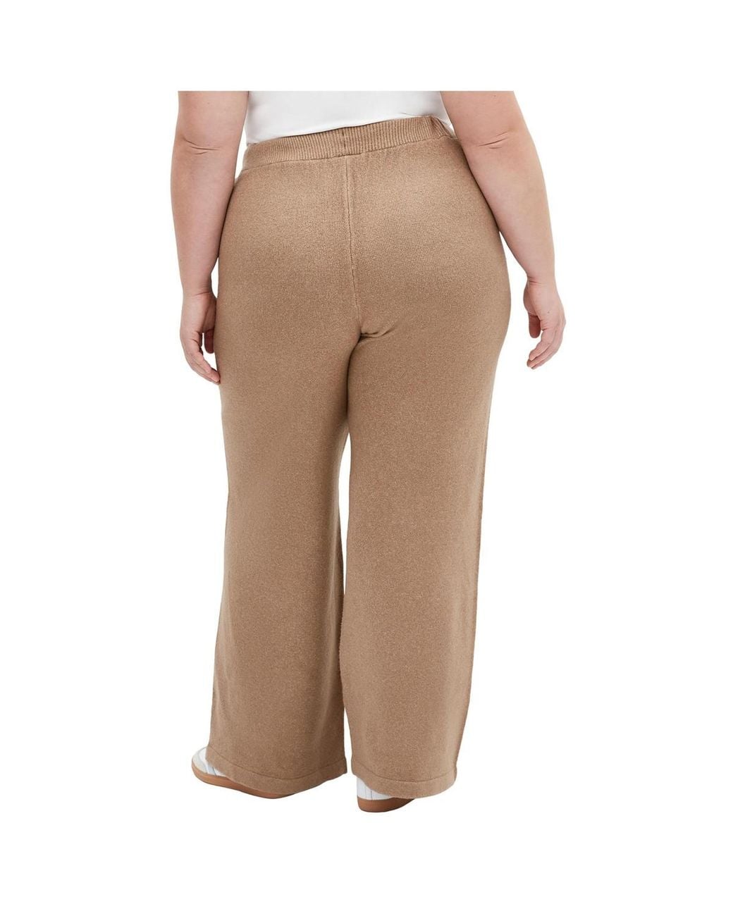City Chic Brown Plus Size Ally Pant