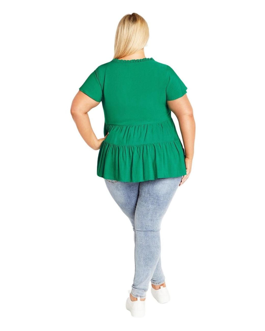 Avenue Green Plus Size Lani Top