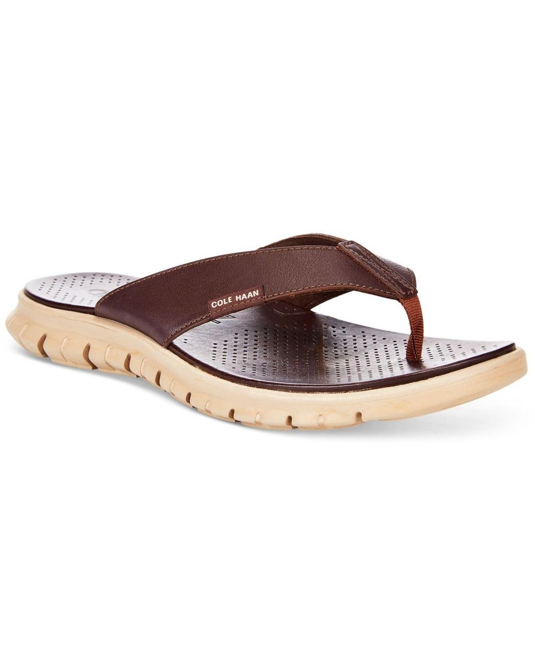 cole haan brown sandals