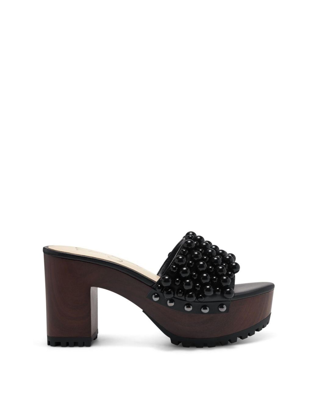 Jessica Simpson Synthetic Telina Block Heel Dress Sandals in Black | Lyst