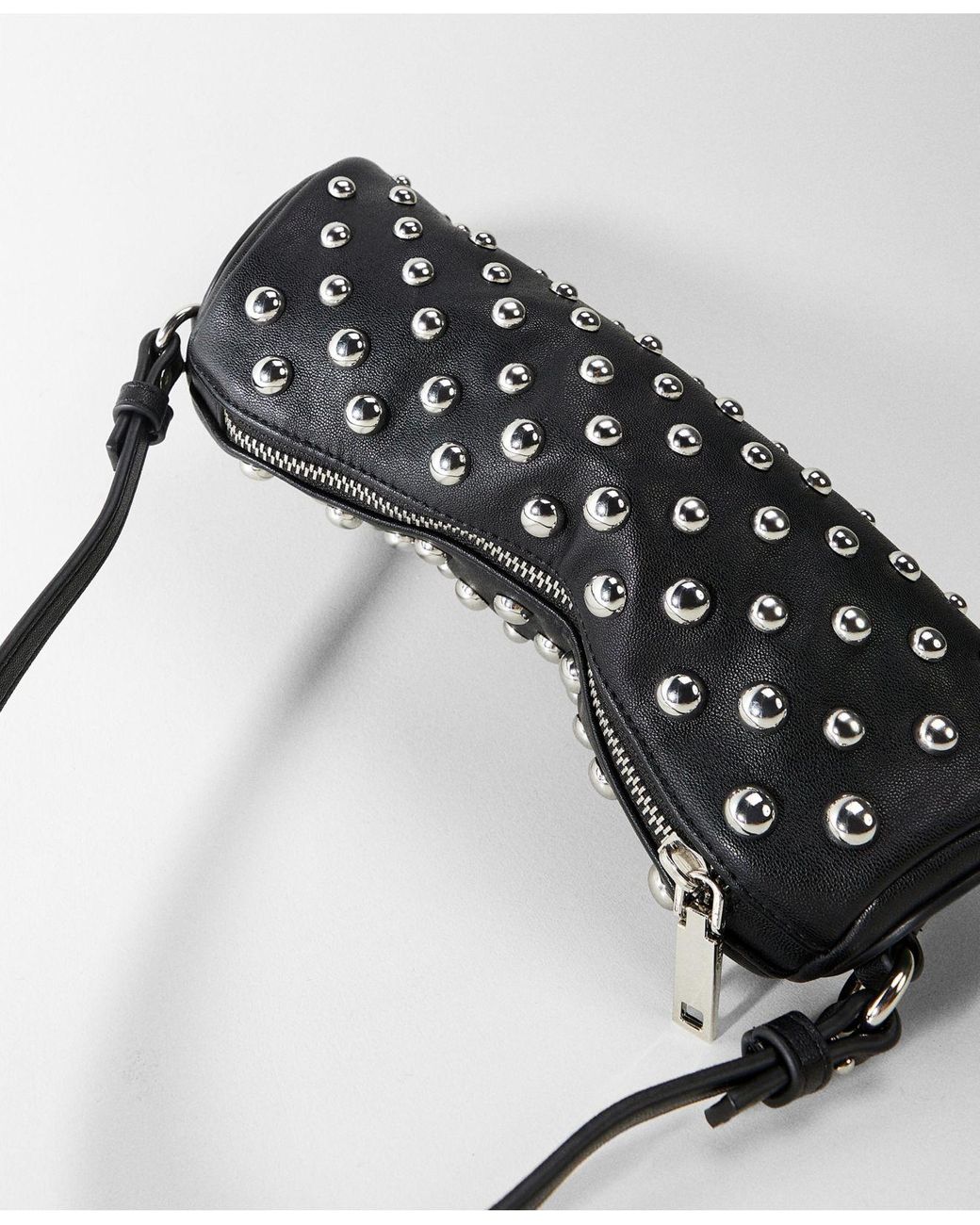 MMS Design Studio Purse Handbag Satchel Blue Studded-… - Gem