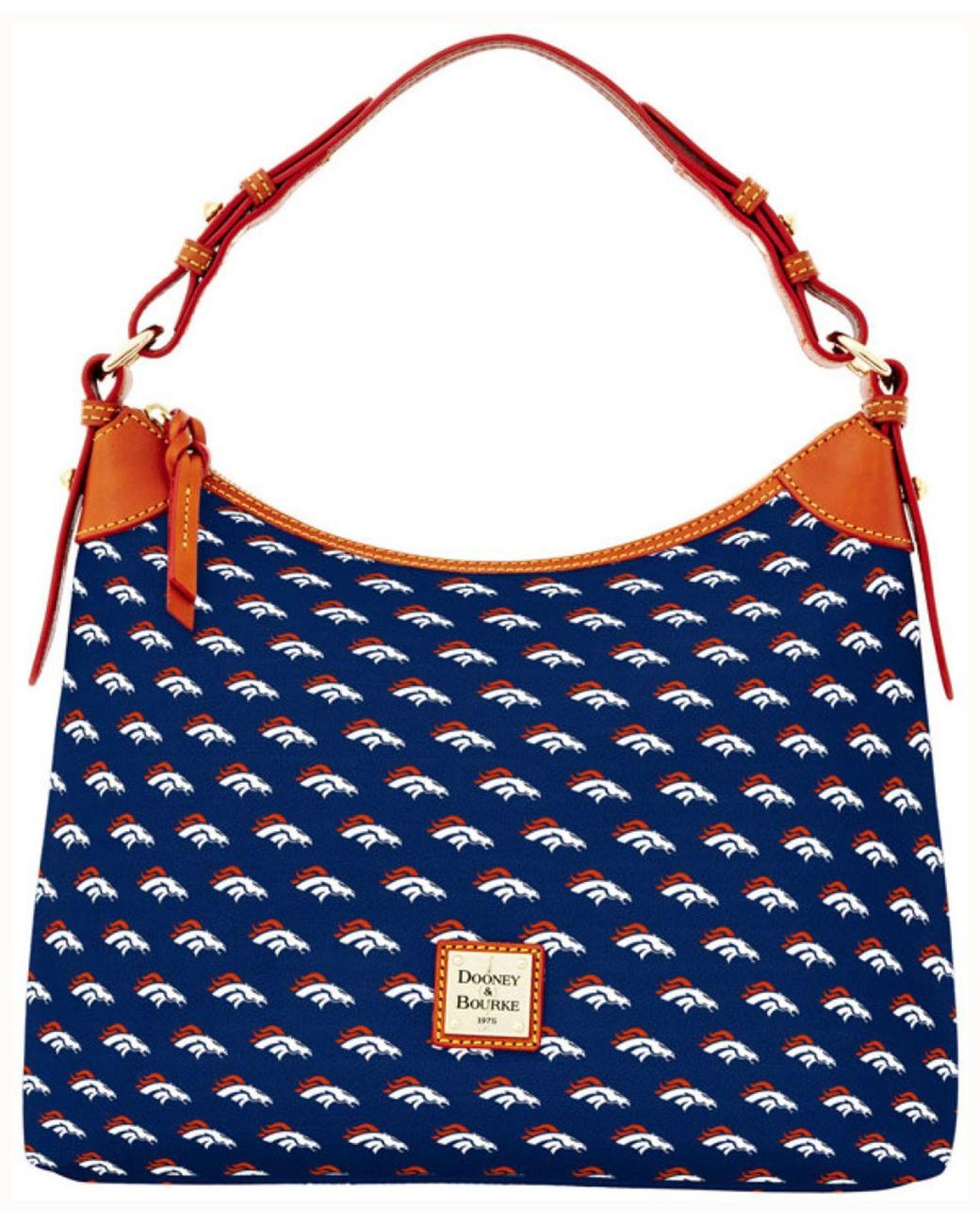 Dooney & Bourke Denver Broncos Hobo Bag in Blue Lyst
