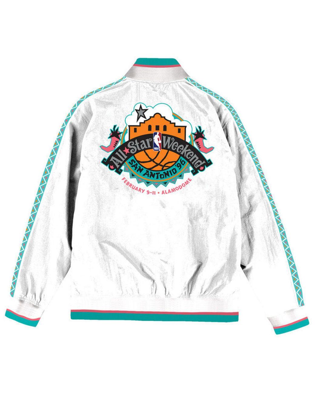 Mitchell & Ness Nba All Star 1996 Warm Up Jacket in White for Men