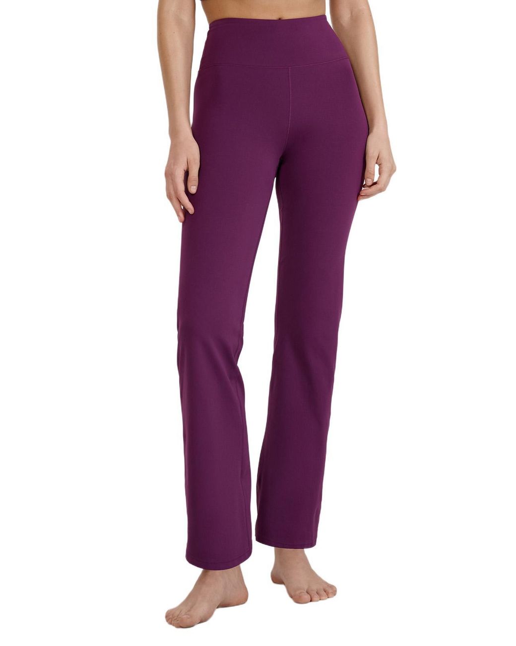 4F Purple Flared Yoga leggings