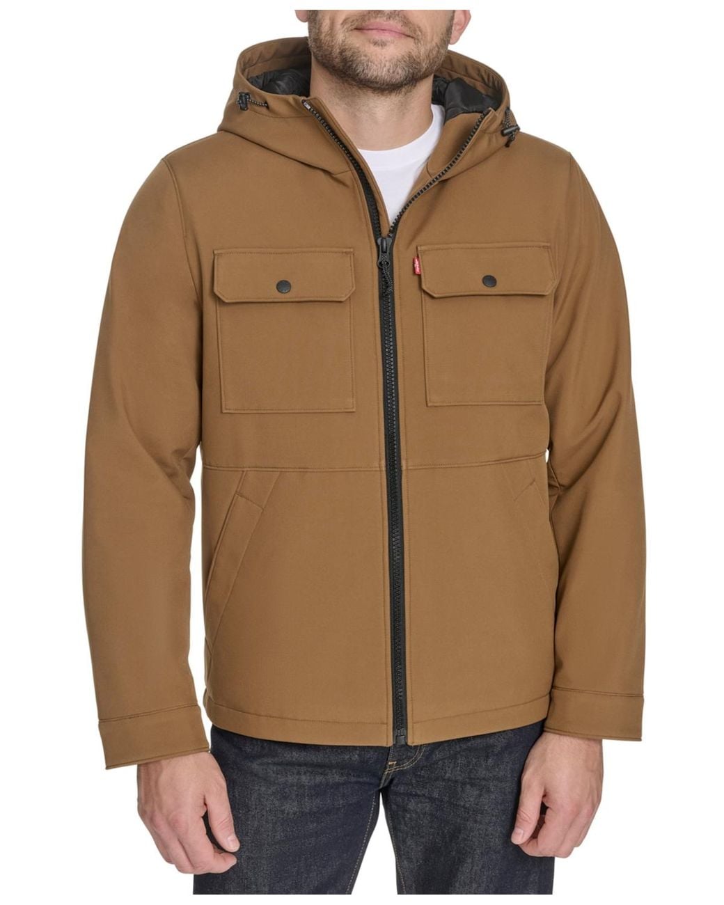 Levi's Brown Rib Stop Softshell for men