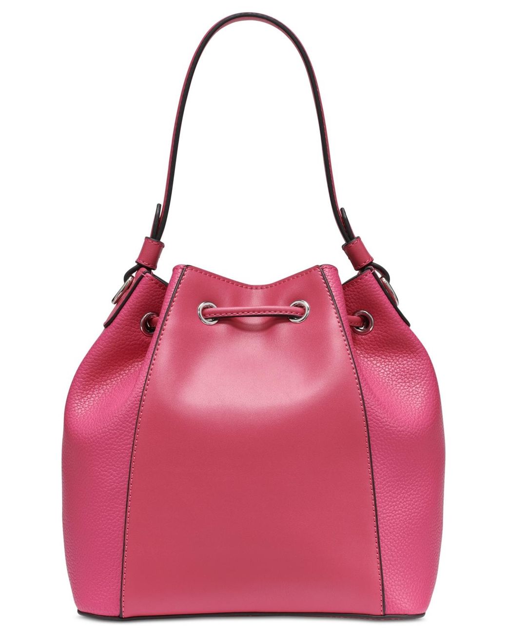 Karl Lagerfeld Pink Adele Bucket Bag