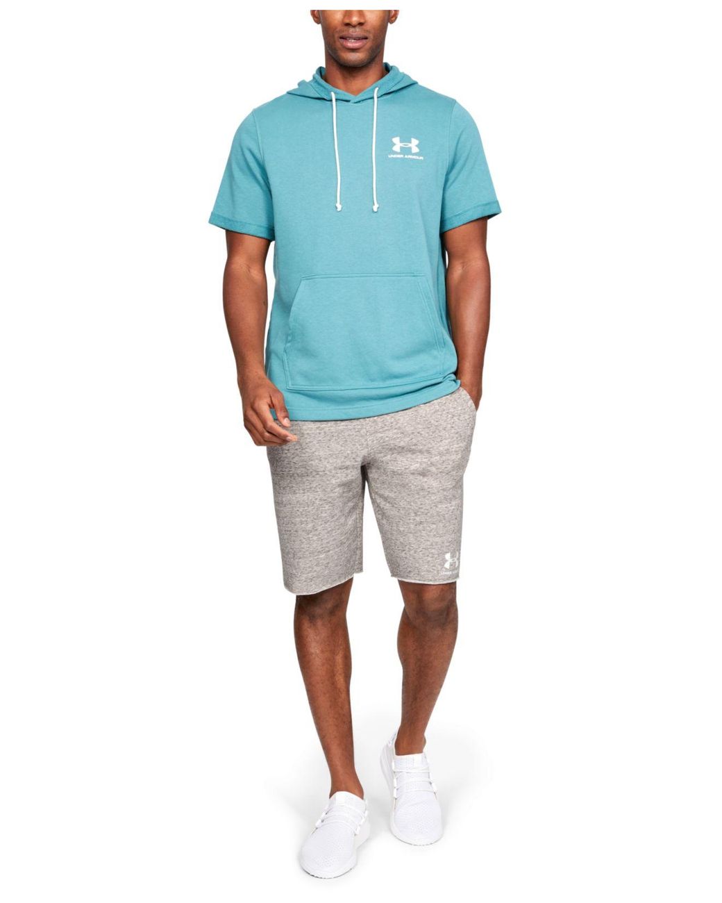 under armor terry shorts