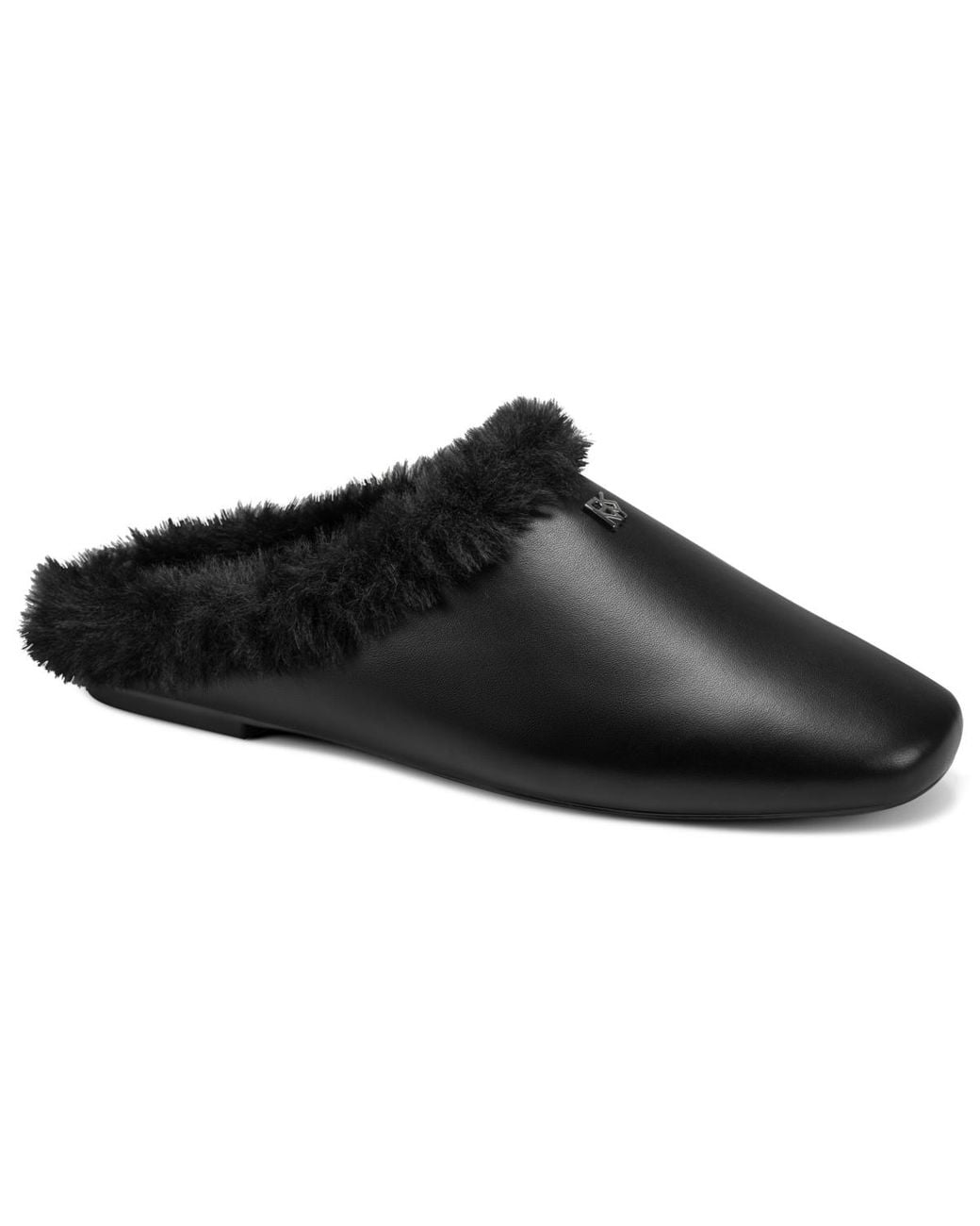 DKNY Black Delmar Mule Flats