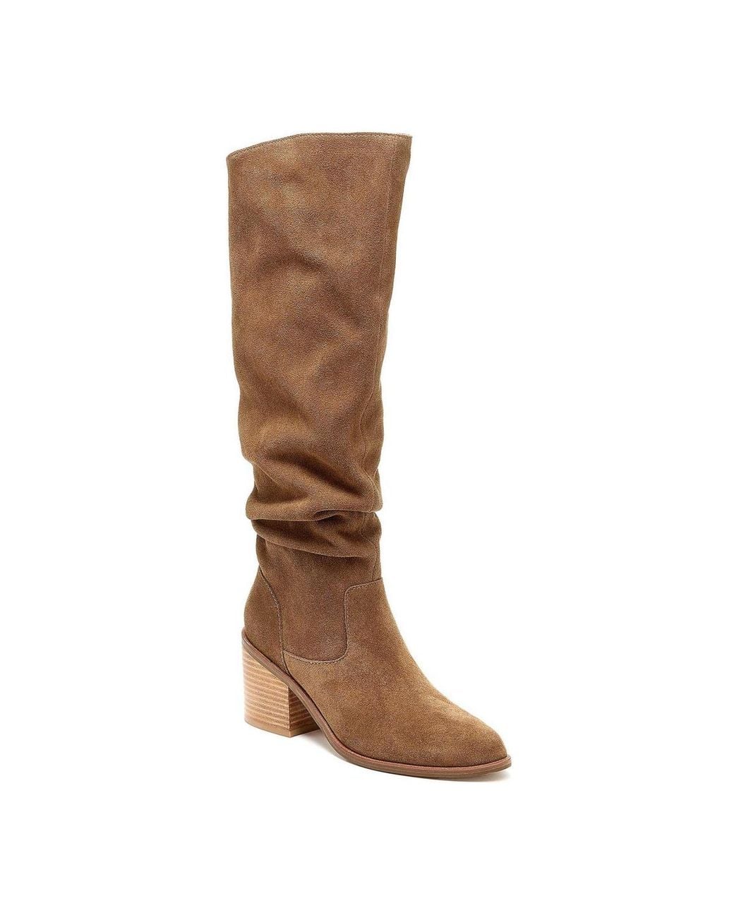 Square Dagger Kelsi Dagger Brooklyn Easton Slouch Suede Knee-high Boots in Brown | Lyst