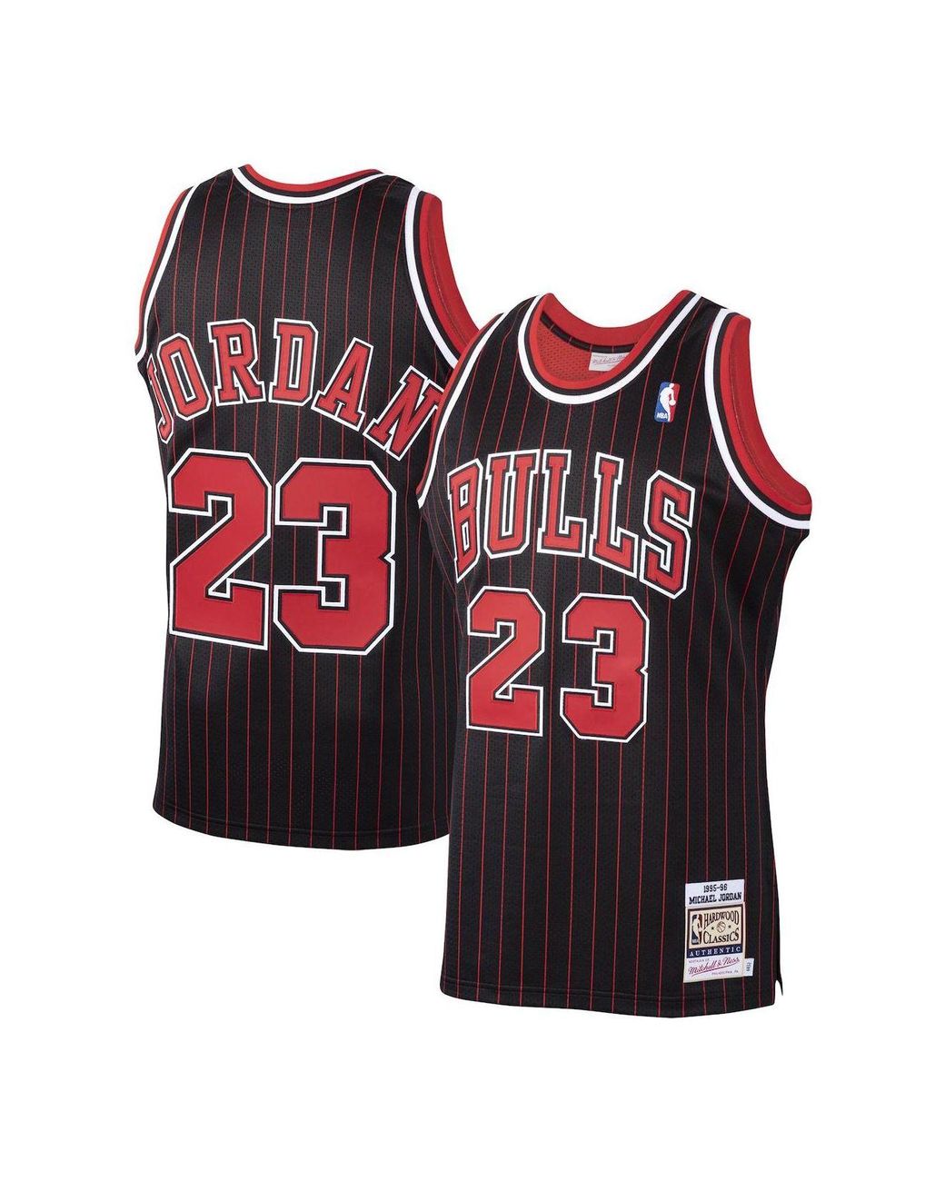 Mitchell & Ness Michael Jordan Black Chicago Bulls Hardwood Classics ...