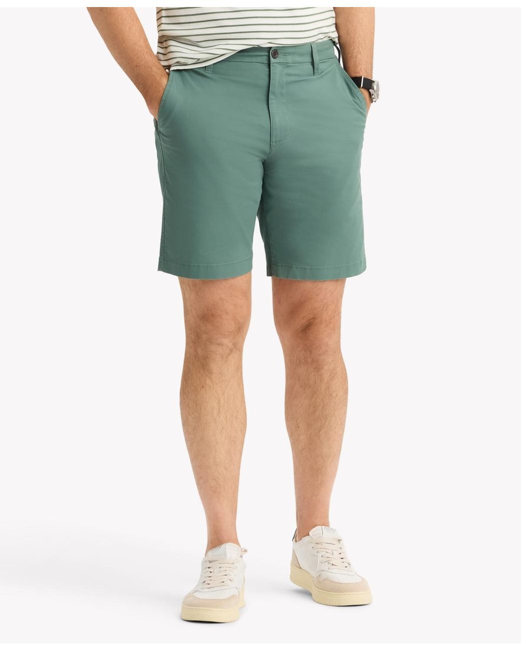 Dockers Green Ultimate Supreme Flex Stretch Solid 9.5" Shorts for men