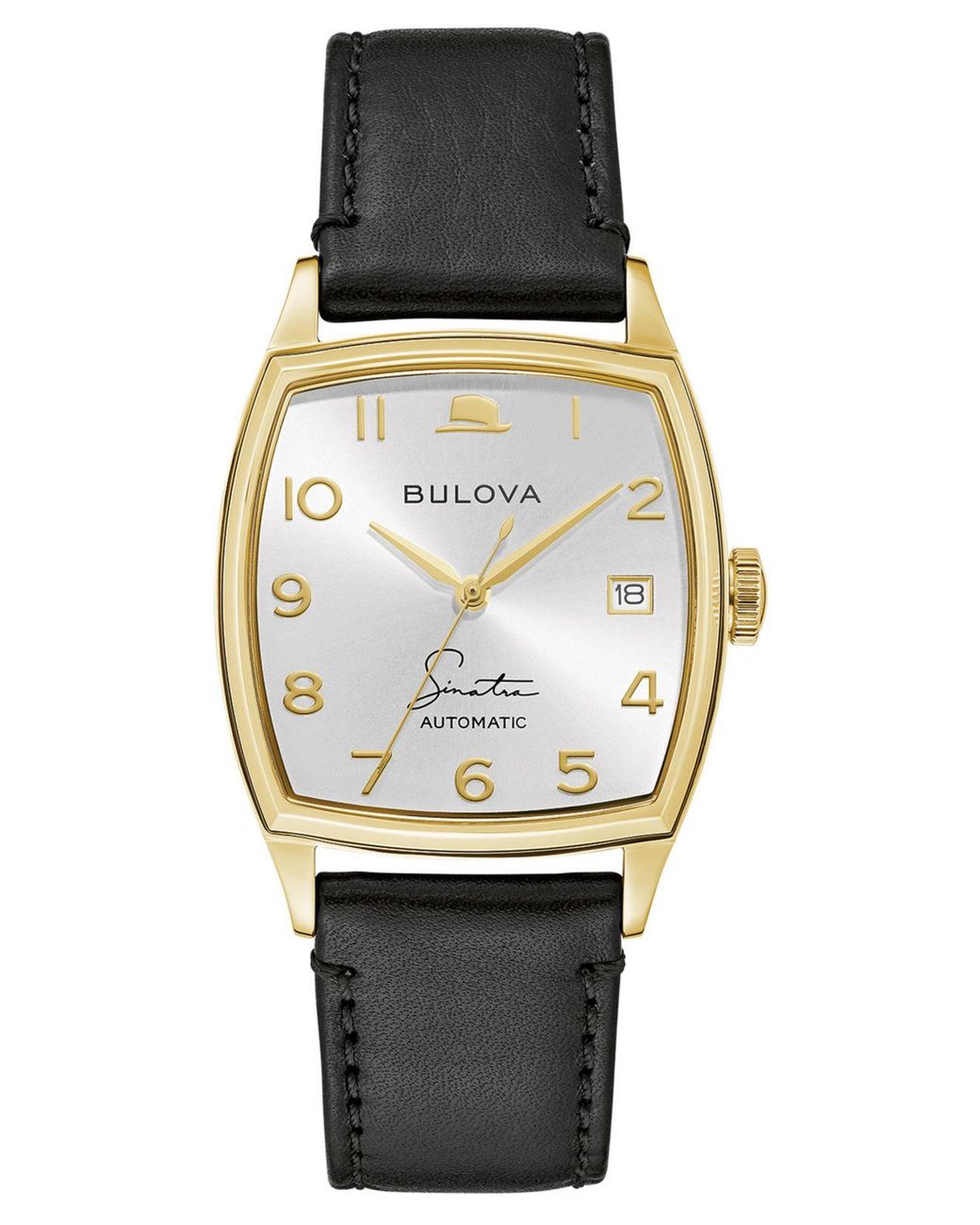 bulova automatic leather strap