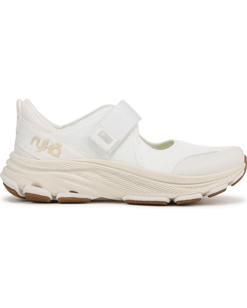Ryka White Devotion Max Mary Jane Walking Sneakers