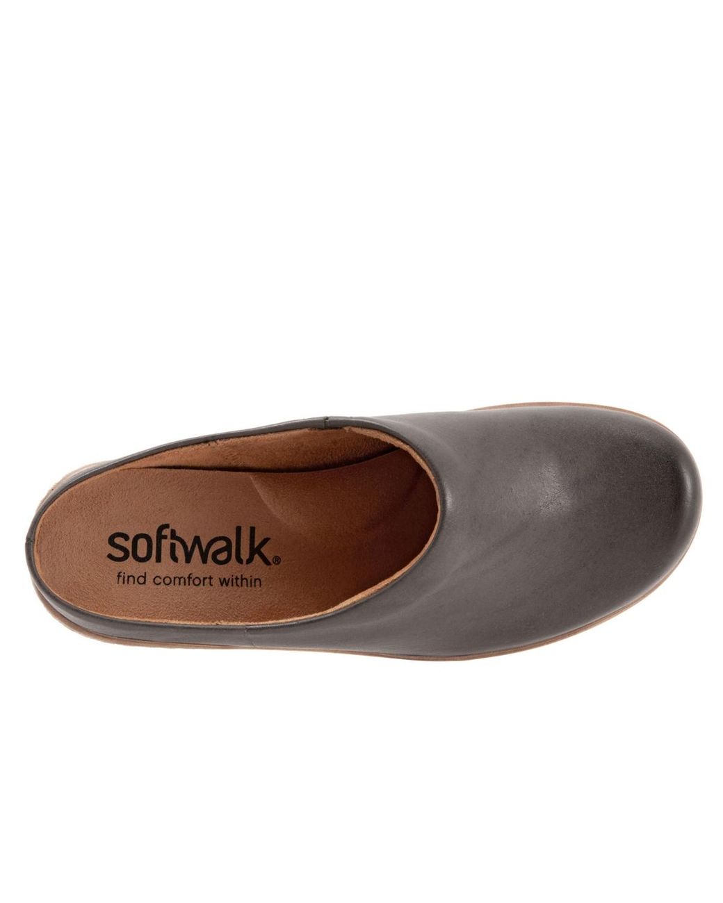 Softwalk Madison Clog in Brown | Lyst