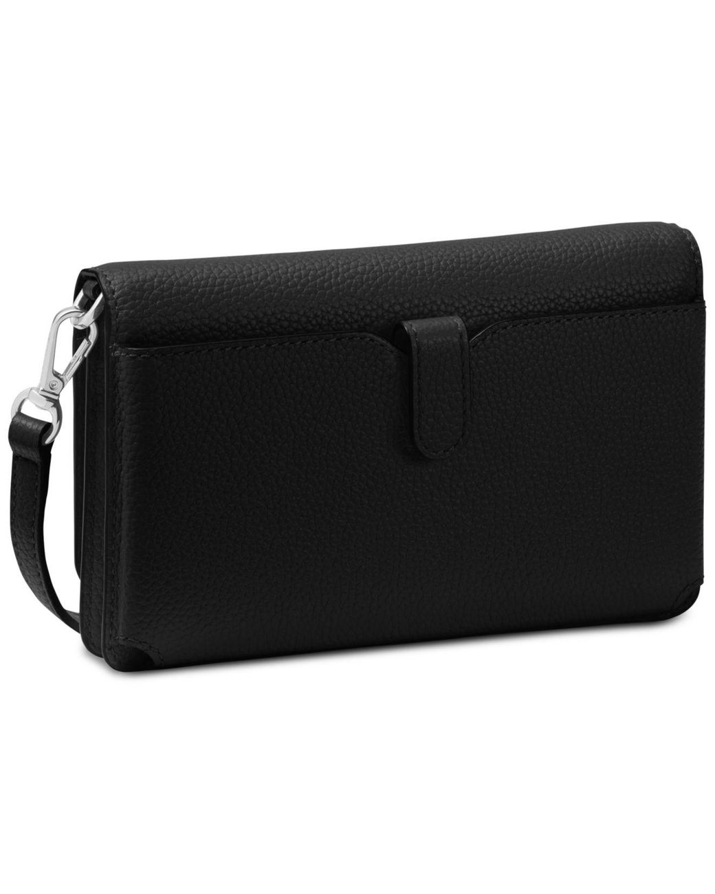 Michael Kors Mott Pebble Leather Phone Crossbody Wallet - Macy's