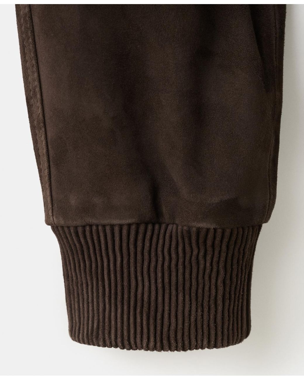 Mango Black Buttoned Suede Jacket