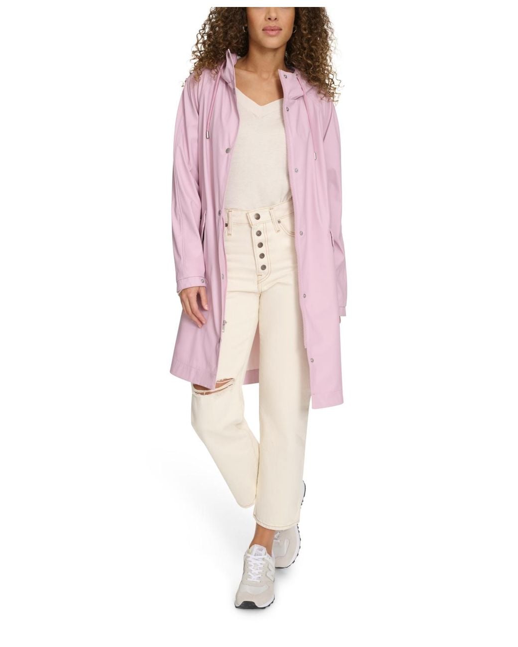 Levi's Pink Raglan Sleeve Rain Collar Jacket