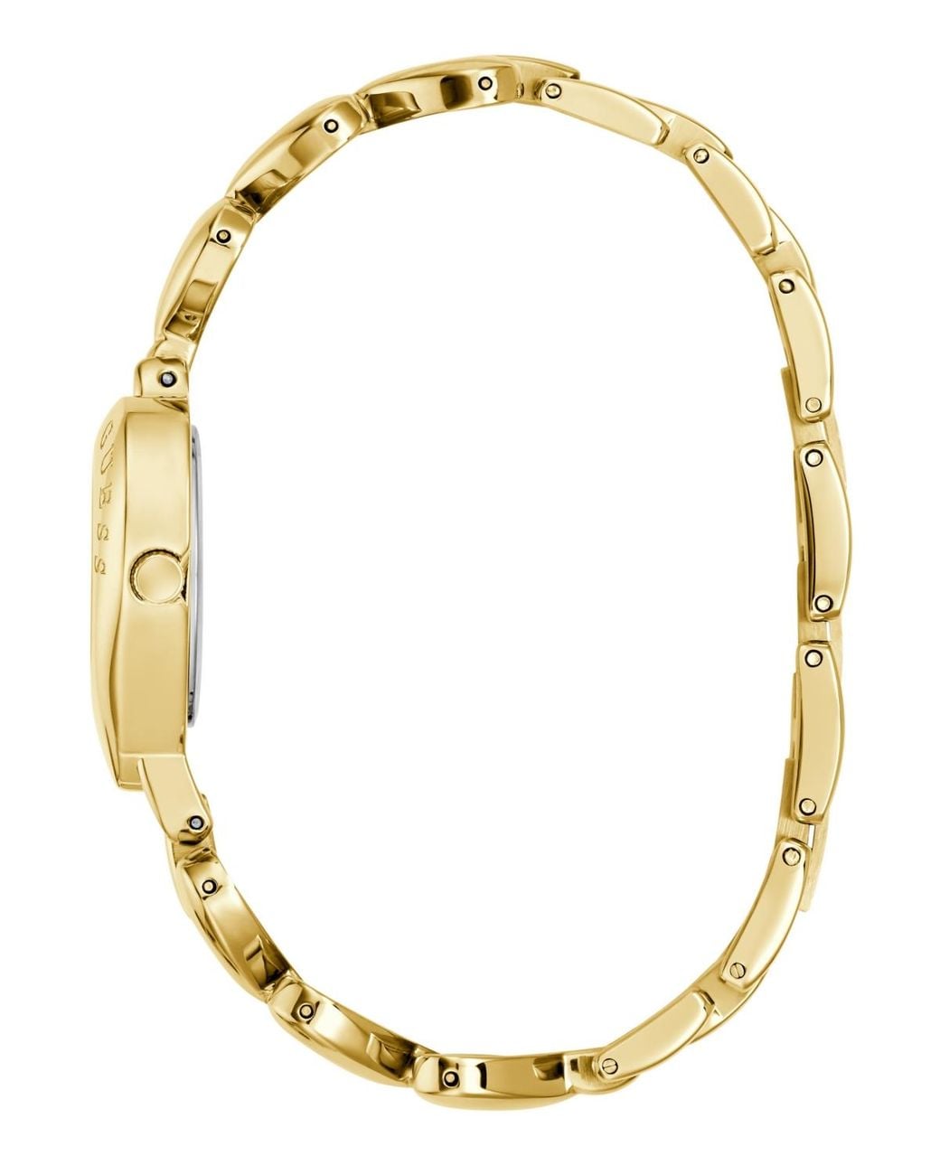 Guess Metallic Valerie Heart Bracelet Watch, 28Mm