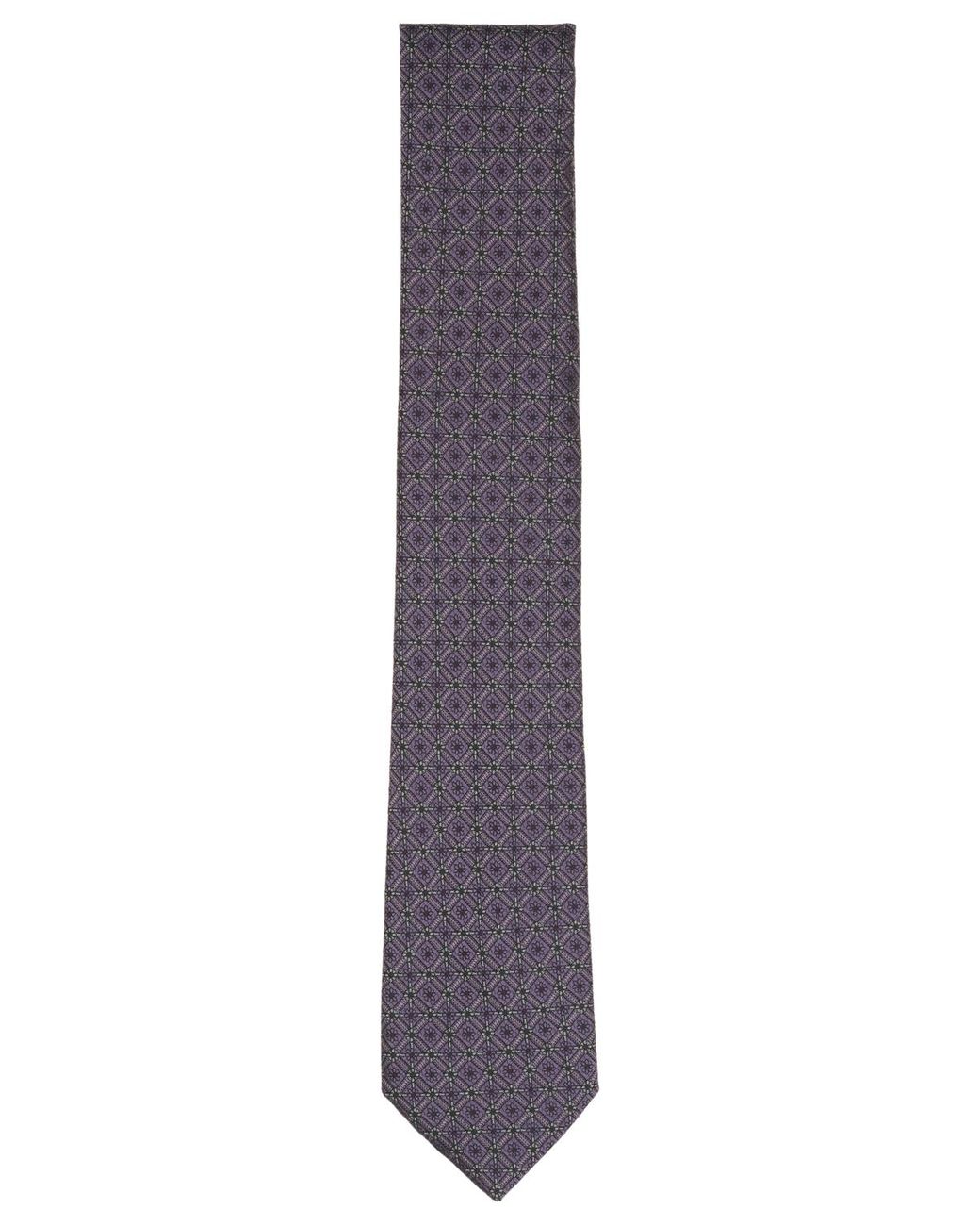 Alfani Gray Salton Geo-pattern Tie for men
