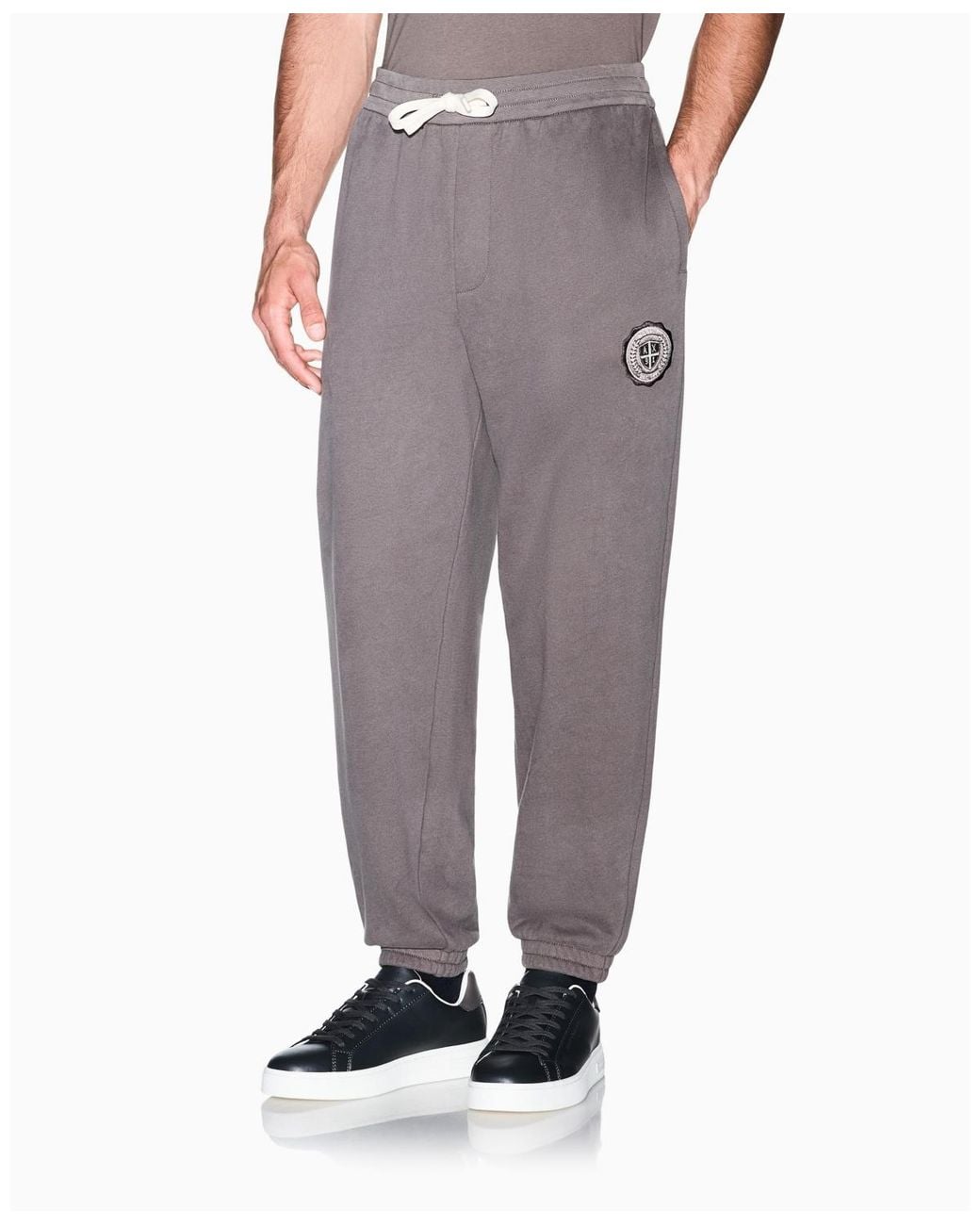 ARMANI EXCHANGE Gray | Crossover Bdge jogger for men
