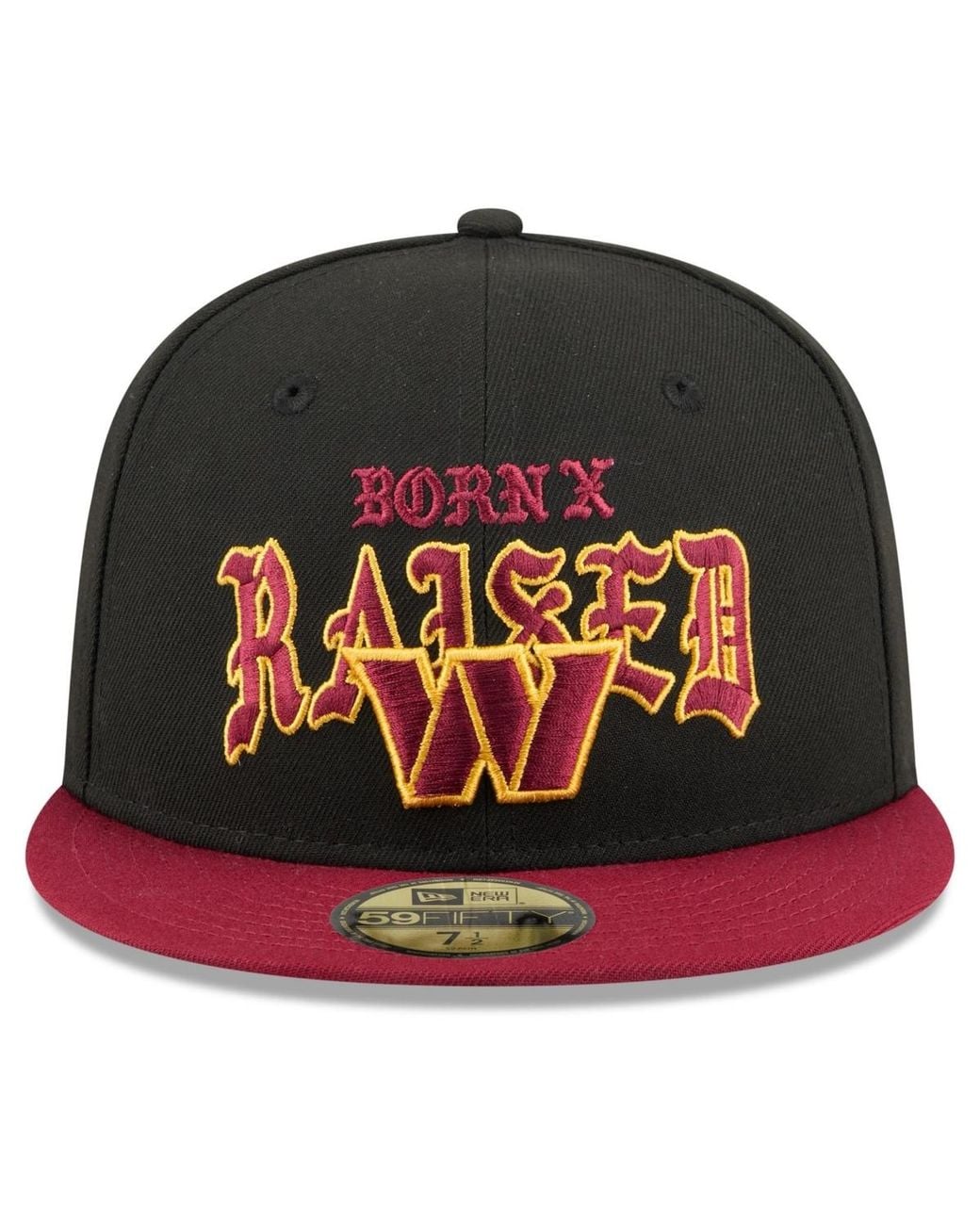 KTZ Black/burgundy Washington Commanders 59fifty Fitted Hat for Men | Lyst