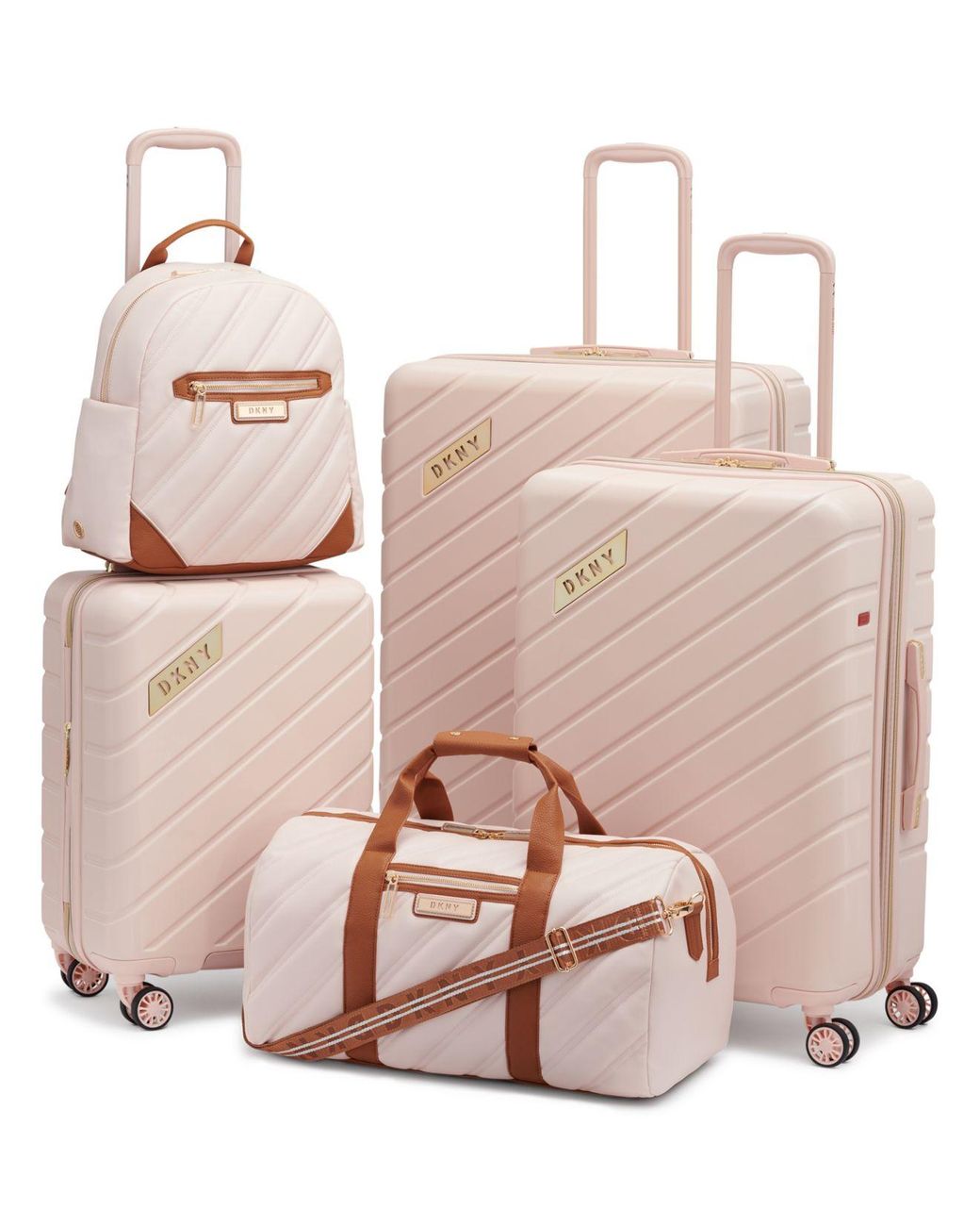 DKNY Bias Luggage Collection in Pink Lyst