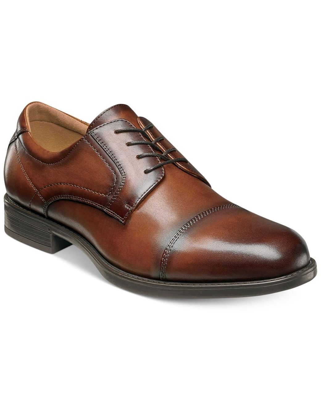 Florsheim Brown Center Cap Toe Oxfords for men