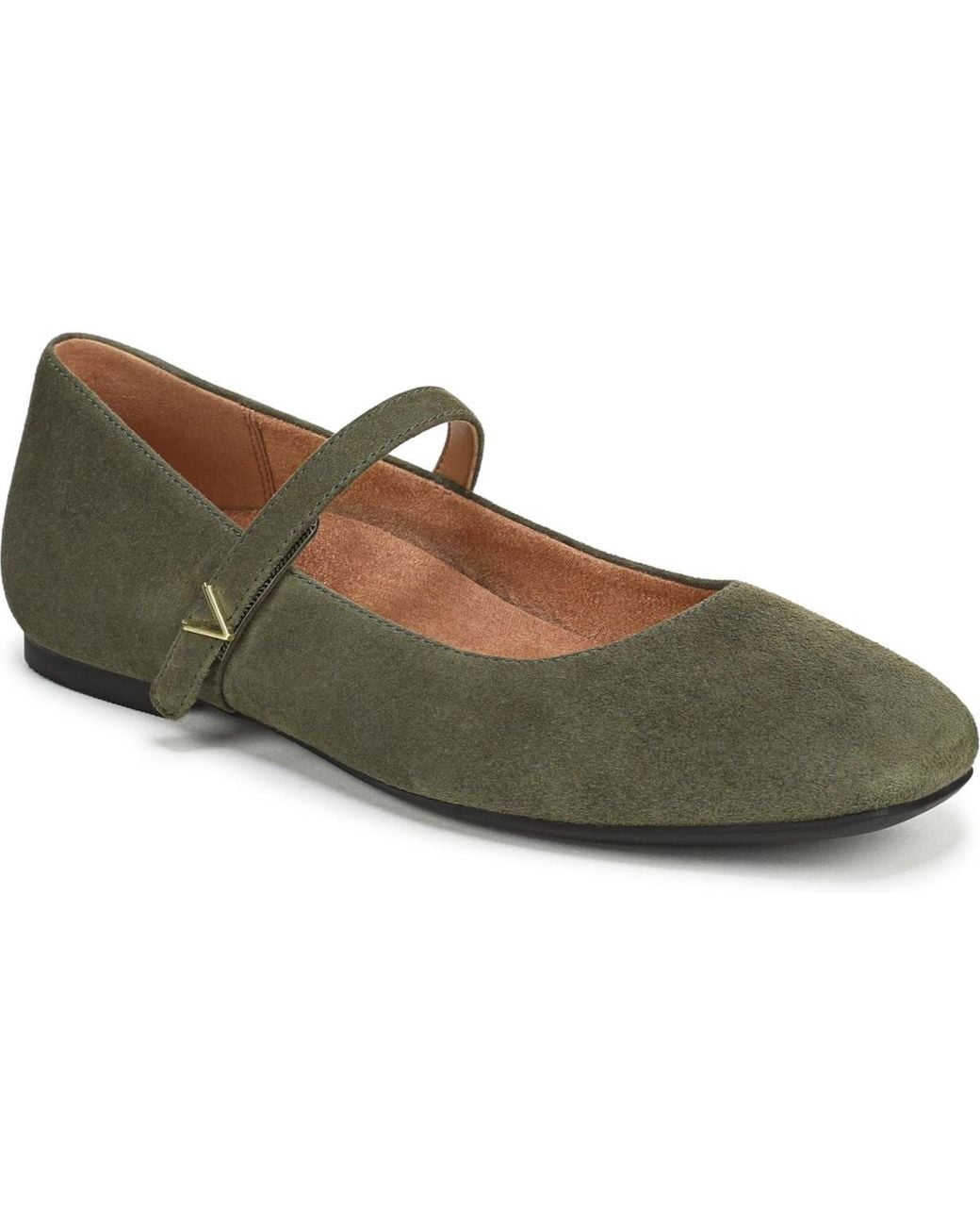 Vionic Green Alameda Mary Jane Flats