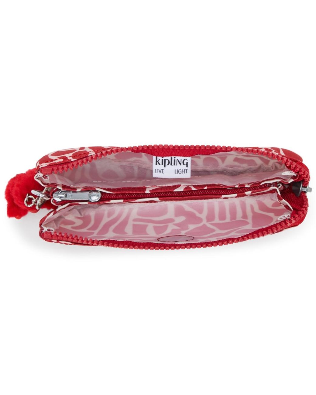 Kipling Red Creativity Mini Pouch Wallet