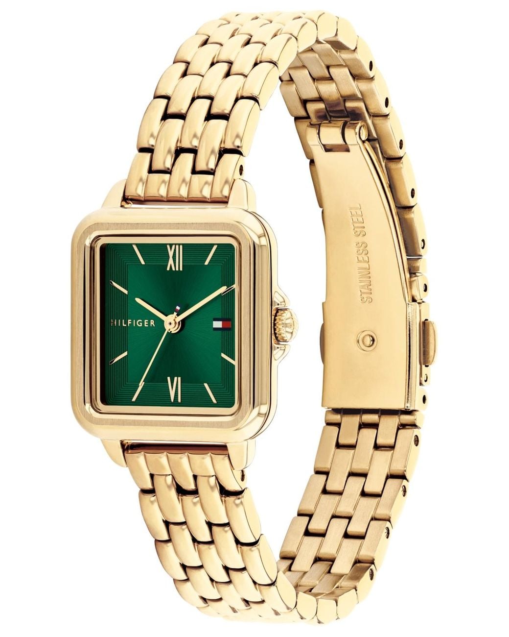 Tommy Hilfiger Metallic Quartz Tone Stainless Steel Bracelet Watch