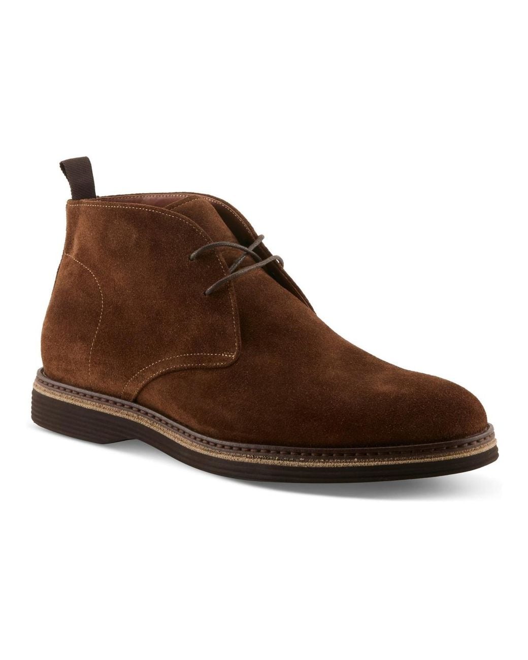 Spring Step Brown Cavidan Suede Lace-up Boots for men